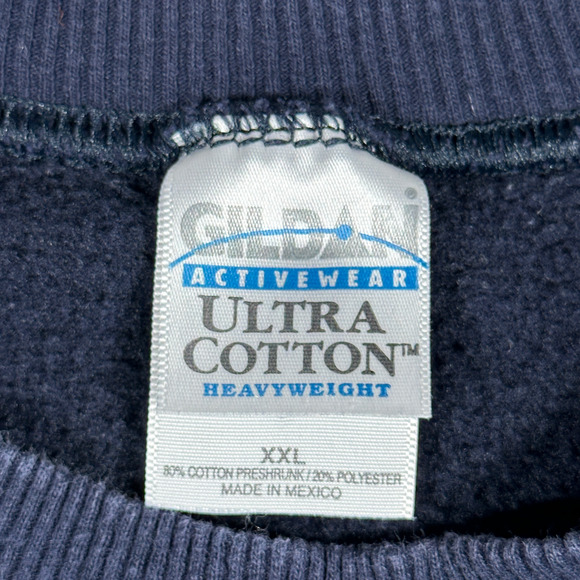 Vintage Mackinac Island Sweater Adult 2XL XXL Blue Sweatshirt Michigan Y2K - Picture 4 of 8